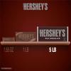 HERSHEY'S Milk Chocolate Candy Bar, 5 lb view 4