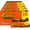 REESE'S Milk Chocolate King Size Peanut Butter Cups, Candy Packs, 2.8 oz (24 Count) view 1
