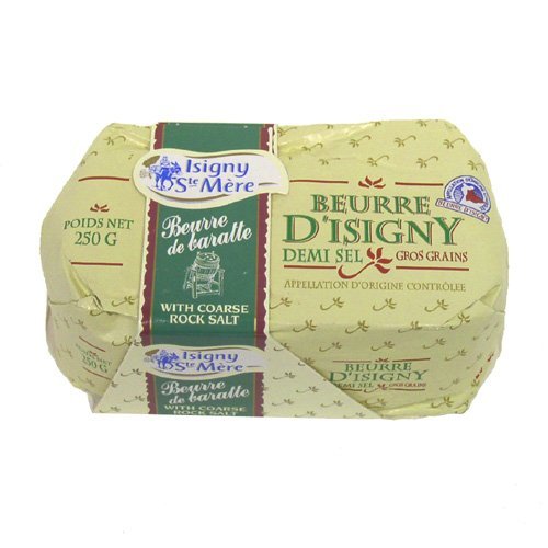 Isigny Butter with Coarse Rock Salt (250 gram)