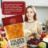 Spicy World Golden Raisins 2 LB Bulk Bag - Sweet & Seedless Sultanas from South Africa | | Perfectly Dried for Natural Sweetness | Ideal Dried Fruit Snack | For Baking & More | No Added Sugar view 3