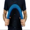 CanDo Twist-Bend-Shake Bar, 24 Inch, Blue, Heavy view 3