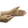 isotoner womens One Pair of Open Finger Cold Weather Gloves, Camel, Medium US view 1