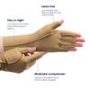 isotoner womens One Pair of Open Finger Cold Weather Gloves, Camel, Medium US view 2