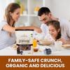 Erin Bakers Homestyle Double Chocolate Granola with Ancient Grains - Made from Natural Ingredients, Crunchy, Versatile Snack or Cereal - Vegan Friendly, Non-GMO, Resealable 12oz Bags, 6-Pack view 4