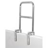 Carex Tri-Grip Bathtub Rail with Chrome Finish - Bathtub Grab Bar Safety Bar For Seniors and Handicap - For Assistance Getting In and Out of Tub, Easy to Install on Most Tubs,Silver view 1