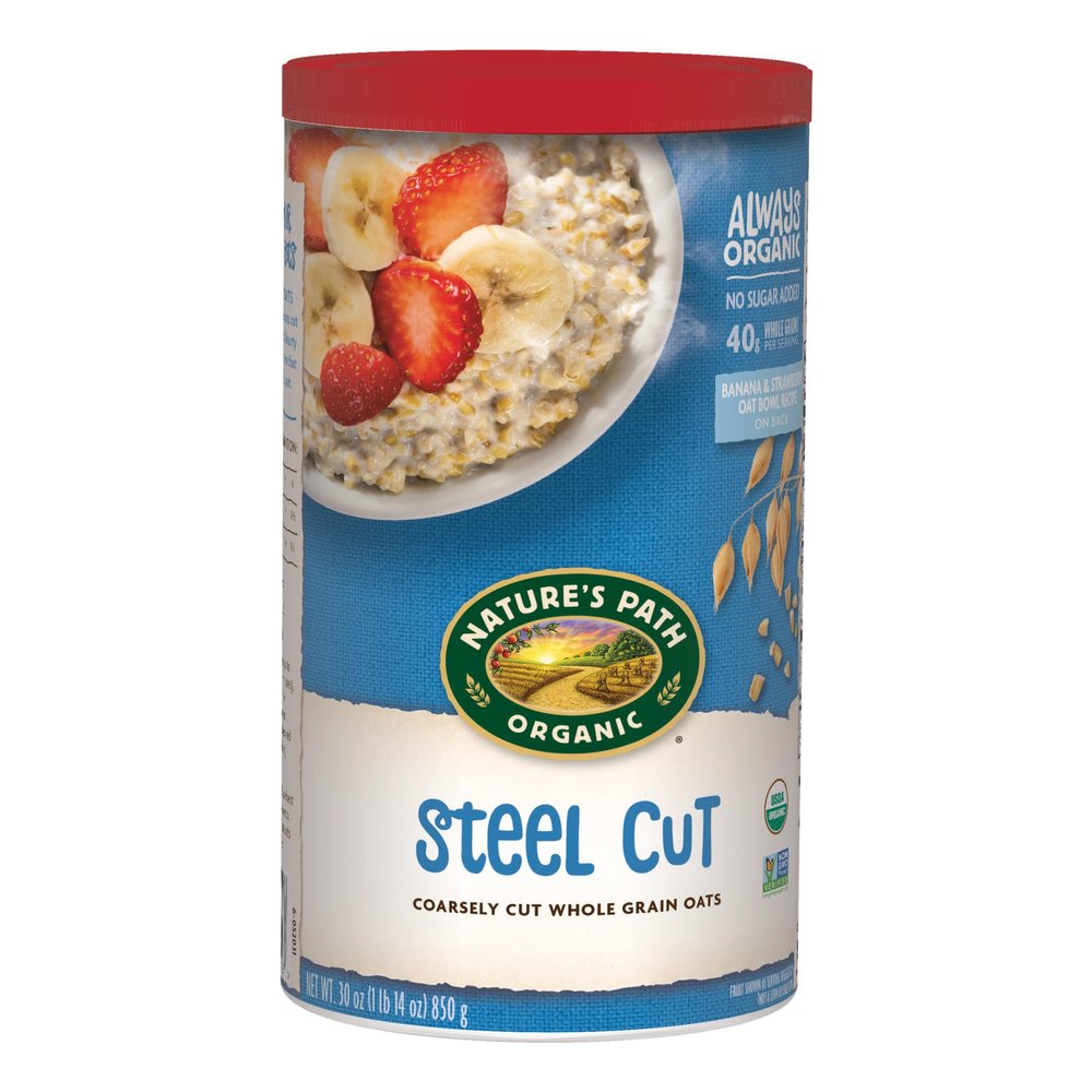 Nature's Path Organic Steel Cut Oats Instant Oatmeal, 30 oz (Pack of 6), Non-GMO
