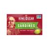 King Oscar Sardines in Olive Oil, 4.38 Ounce Cans (Pack of 12, Packaging May Vary), Skinless & Boneless, Wild Caught Canned Sardines view 2