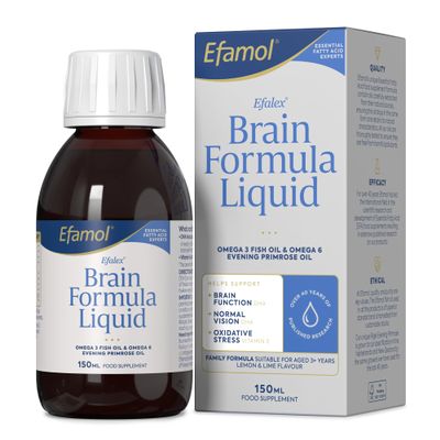 Efalex Omega 3 +6 Food Supplement Lemon & Lime Flavoured Liquid 150mls