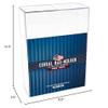 BallQube Cereal Box Display Case, Square Clear 18 Ounce Wheaties Box Display Holder Memorabilia Display Case & Storage Sports view 3
