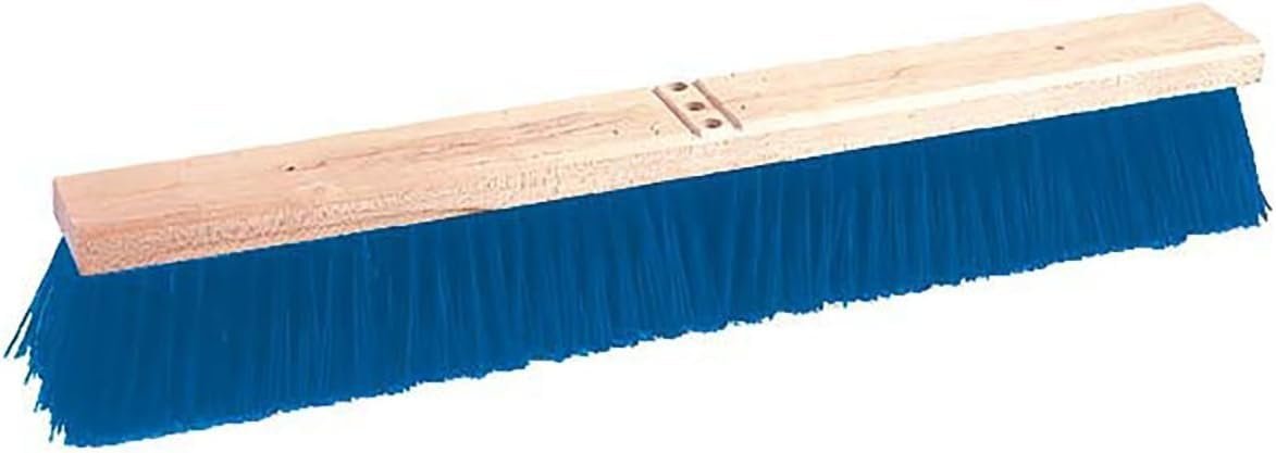 24"Contractor Broom Stiff Blue Poly