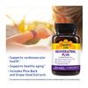 Country Life Resveratrol Plus 1000mg - Organic Antioxidant Supplement with Pine Bark & Grape Seed Extracts - Vegan, Gluten-Free, Non-GMO view 3
