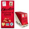 Chocolove Cherry & Almonds Dark Chocolate Bars | 55% Cocoa | Infused with Real Cherries & Crunchy Almonds | Crafted with Premium Chocolate | 3.2 oz Bar (12 Pack) view 1