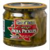 Talk O' Texas Okra Pickles, Hot, 16-Ounce Jars (Pack of 12) view 1