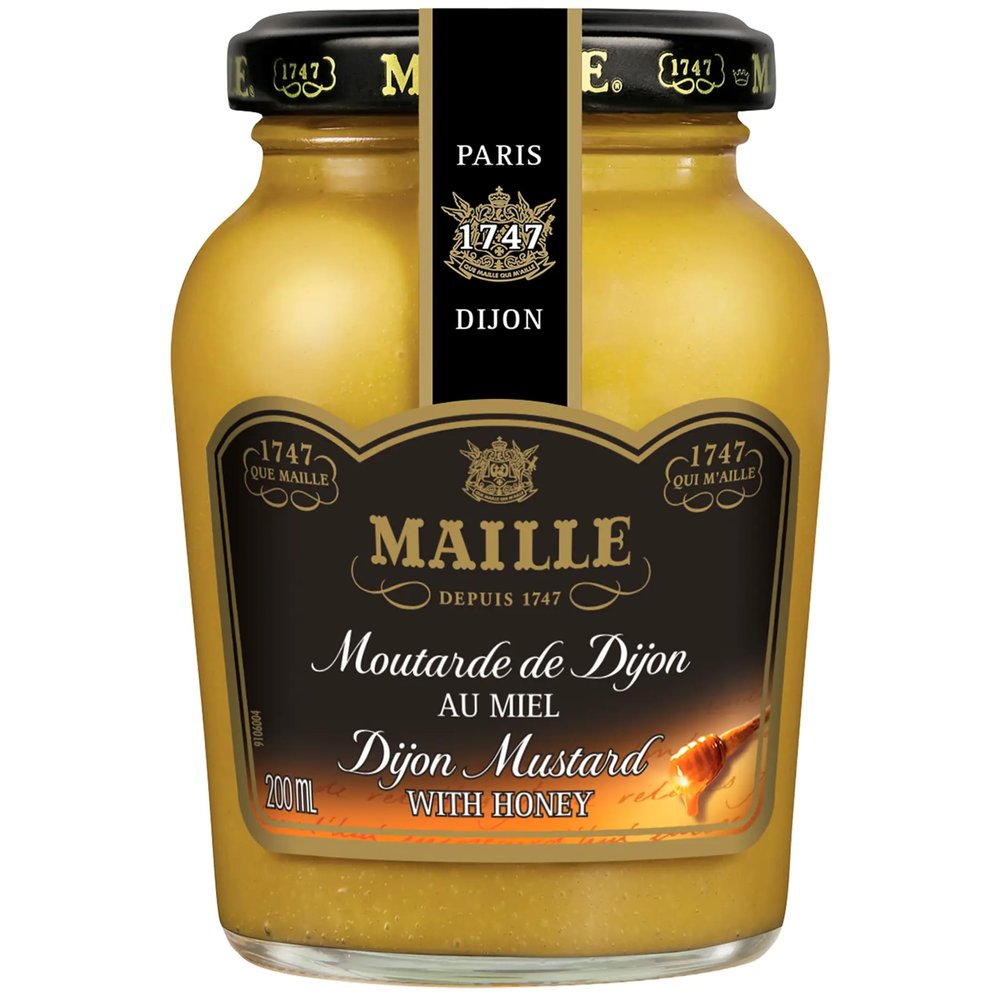 Maille Honey Dijon Mustard, 8-Ounce Bottles (Pack of 6)