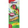 Diamond Neon Straws (Pack of 12) view 1