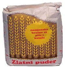 Flour for Fillo Dough(Pita) and Cookies, Zlatni Puder, 4.4lb (2kg) type 400