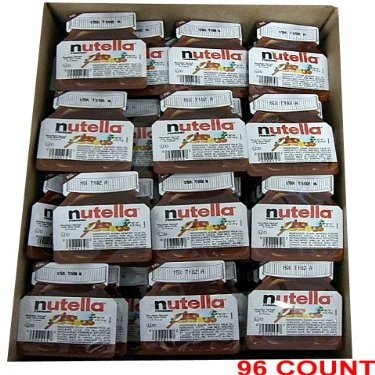Nutella - Hazelnut Spread, CASE, (96 x .52 oz)) 96 COUNT