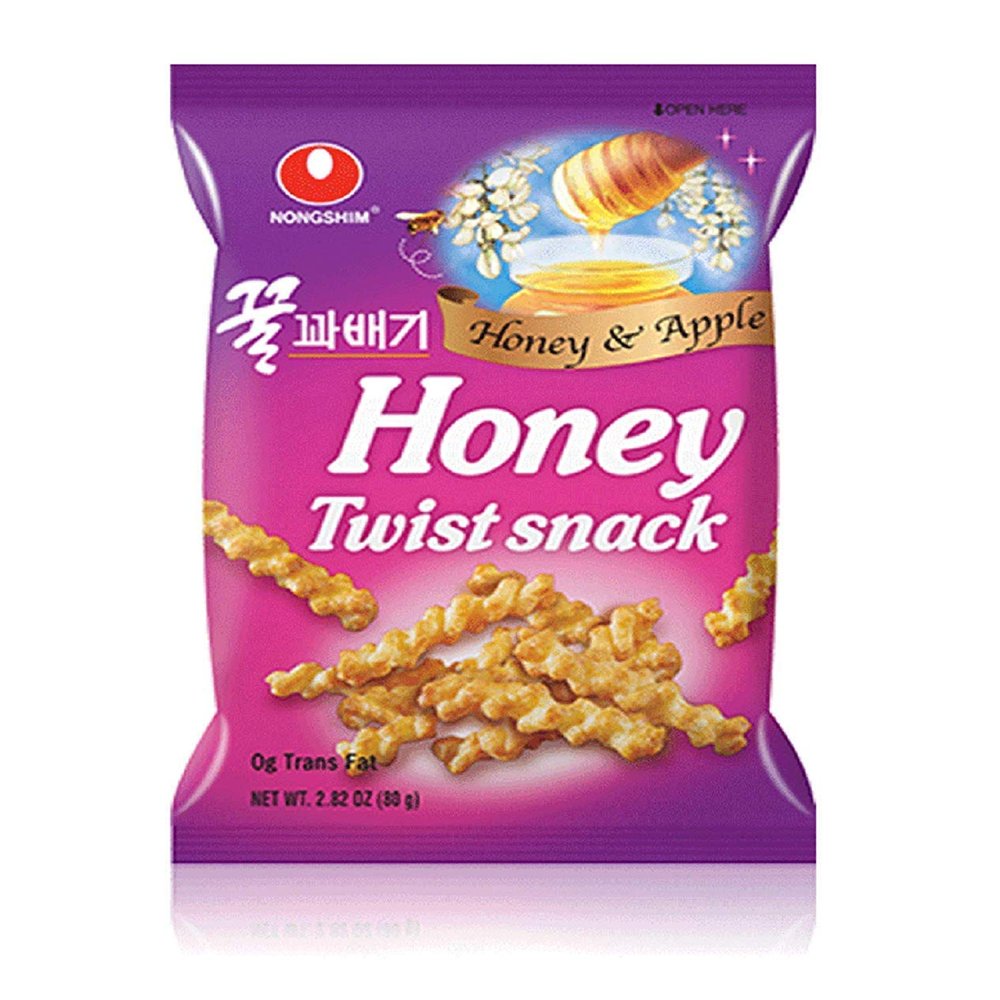 Nongshim Honey Twist Snack, 2.64 Ounce Packages (Pack of 20)