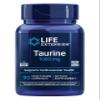 Life Extension Taurine, Pure Taurine Amino Acid Supplement, Heart, Liver and Brain Health, Longevity, Muscle and Exercise, 1000 mg dose, Non-GMO, Gluten-Free, Vegetarian, 90 Vegetarian Capsules view 1
