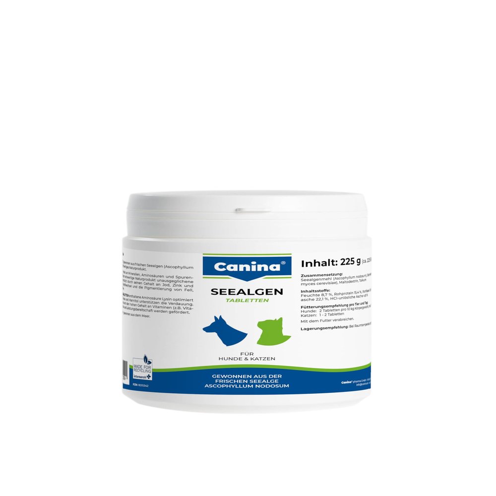 Canina pharma seaweed tablets 225 g