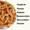 Ass Kickin' Snack Mix  10oz can | Spicy Gourmet Blend of Peanuts, Cashews, Sesame Sticks, Rice Crackers & Pretzels | Funny Gift for Parties, Road Trips & Spice Fans view 3