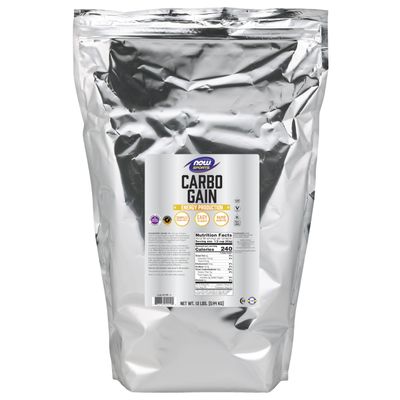 NOW Foods Sports Nutrition, Carbo Gain Powder (Maltodextrin), Rapid Absorption, Energy Production, 12-Pound