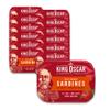 King Oscar Premium Sardines in Zesty Tomato Sauce, 3.75 Ounce Cans (Pack of 12), Wild Caught Canned Sardines view 1