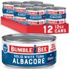 Bumble Bee Solid White Albacore Tuna in Water, 12 oz Can (Pack of 12) - Wild Caught Tuna - 22g Protein per Serving, High in Omega-3s - Non-GMO Project Verified, Gluten Free, Kosher view 1