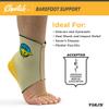 Tulis Cheetah Heel Cup with Compression Sleeve for Severs Disease and Heel Pain for Gymnasts and Dancers, Medium view 2