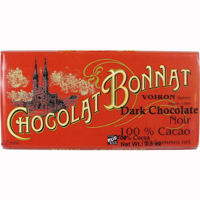 Chocolat Bonnat - 100% Cacao - Dark Chocolate Bar