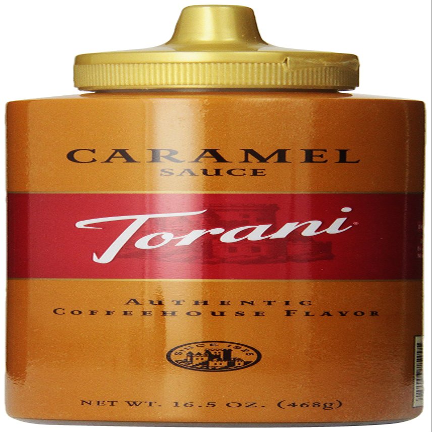 Torani Caramel Sauce, 16.5 Ounce (Pack of 6)