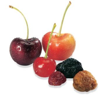 Chukar Cherries, Naturally Dried Cherries & Berries, Cherry Medley (Bing, Rainer, Tart Cherry), 8-Ounce Bags (Pack of 3)