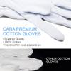 Carex Health Brands Soft Hands Cotton Gloves, Small/Medium view 4