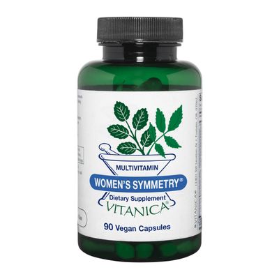 Vitanica Women's Symmetry, High Potency Multivitamin and Mineral, Vegan/Vegetarian, 90 Capsules