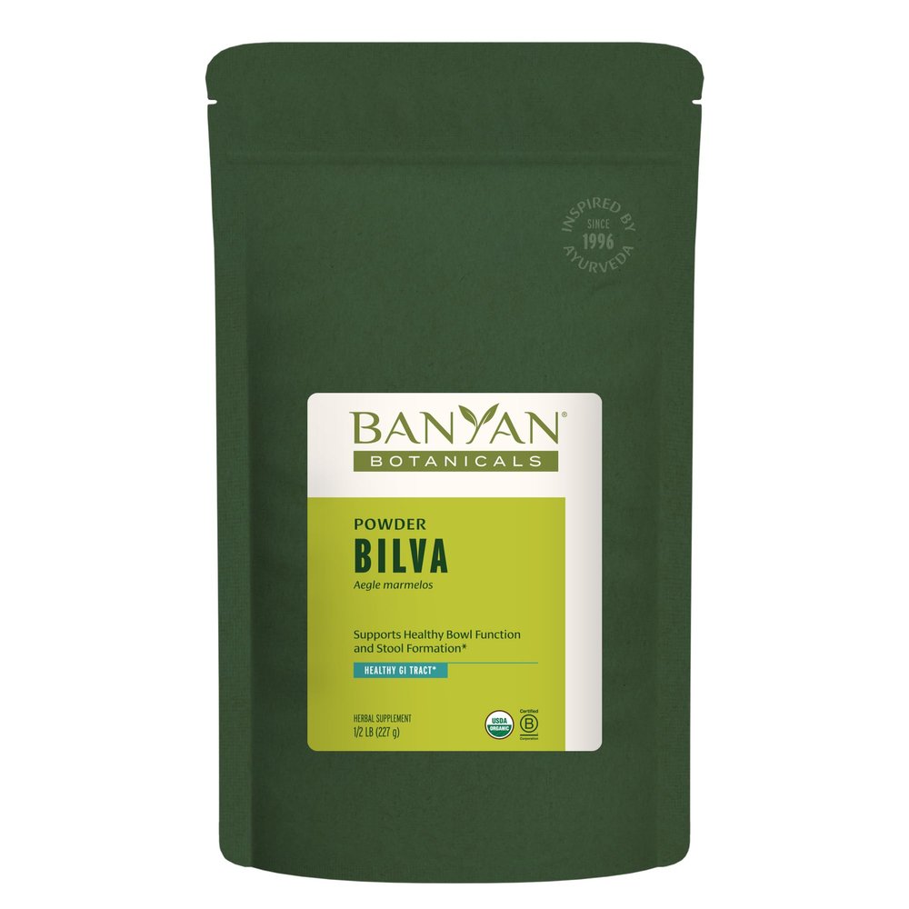 Banyan Botanicals Organic Bilva Powder  Bael Fruit (Aegle Marmelos) Powder  Supports Healthy Digestion and Healthy Stool Formation*   lb.  Non-GMO Sustainably Sourced Vegan