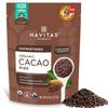 Navitas Organics Cacao Nibs  Unsweetened Dark Chocolate Crunch  Antioxidants, Minerals, Fiber  For Trail Mix, Baking & More  USDA Organic, Fairtrade, Non GMO, Gluten Free, Non-alkalized (8oz. Bag 76 Servings) view 1