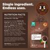 Navitas Organics Cacao Nibs  Unsweetened Dark Chocolate Crunch  Antioxidants, Minerals, Fiber  For Trail Mix, Baking & More  USDA Organic, Fairtrade, Non GMO, Gluten Free, Non-alkalized (8oz. Bag 76 Servings) view 3
