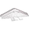 100 Cotton White Necklace Pendant Jewelry Gift Boxes 5 3/8" view 1
