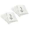100 Silver Paper Gift Bags Shopping Tote Sales Bag 6 x 4" view 1