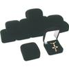 12 Black Flocked Earring Pendant Jewelry Gift Boxes view 1