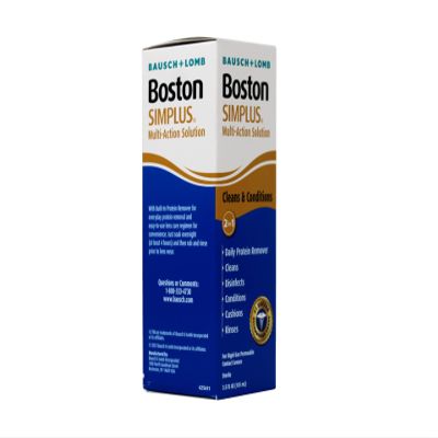 Bausch & Lomb Boston Simplus Multi Action Solution with Daily Protein Remover 3.5 oz