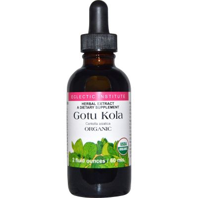 Eclectic Gotu Kola O, Red, 2 Fluid Ounce