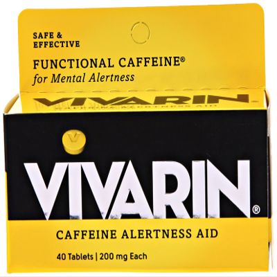 Vivarin Caffeine Alertness Aid Tablets, 40 Count