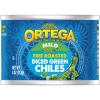 Ortega Fire Roasted Diced Green Chiles, Mild, 4 oz view 1