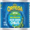 Ortega Fire Roasted Diced Green Chiles, Mild, 4 oz view 4