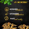 LA MODERNA, Alphabet Letras Pasta, 7 oz (Pack of 1) | Enriched Durum Wheat Semolina Pasta | Fun Letter Shapes for Soups | Non-GMO | Kosher | Vitamins & Iron Enriched | Fun Letters for Kids view 4