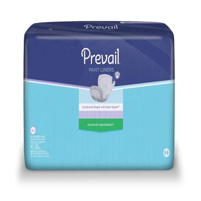 Prevail Incontinence Pant Liner - Unisex Adult Incontinence Pant Liners - Disposable Adult Pant Liner for Men& Women - Extended Use - 16 Count Bag