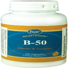 B-50 Vitamin B Complex, 100 Veg Capsules