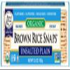 Edward & Sons Organic Brown Rice Snaps Crackers, Unsalted, 3.5 Oz view 1