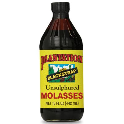 Plantation Blackstrap Molasses 15 oz Unsulphured Blackstrap Molasses, Rich Natural Sweetener for Baking, BBQ, Baked Beans, Gingerbread & Beverages
